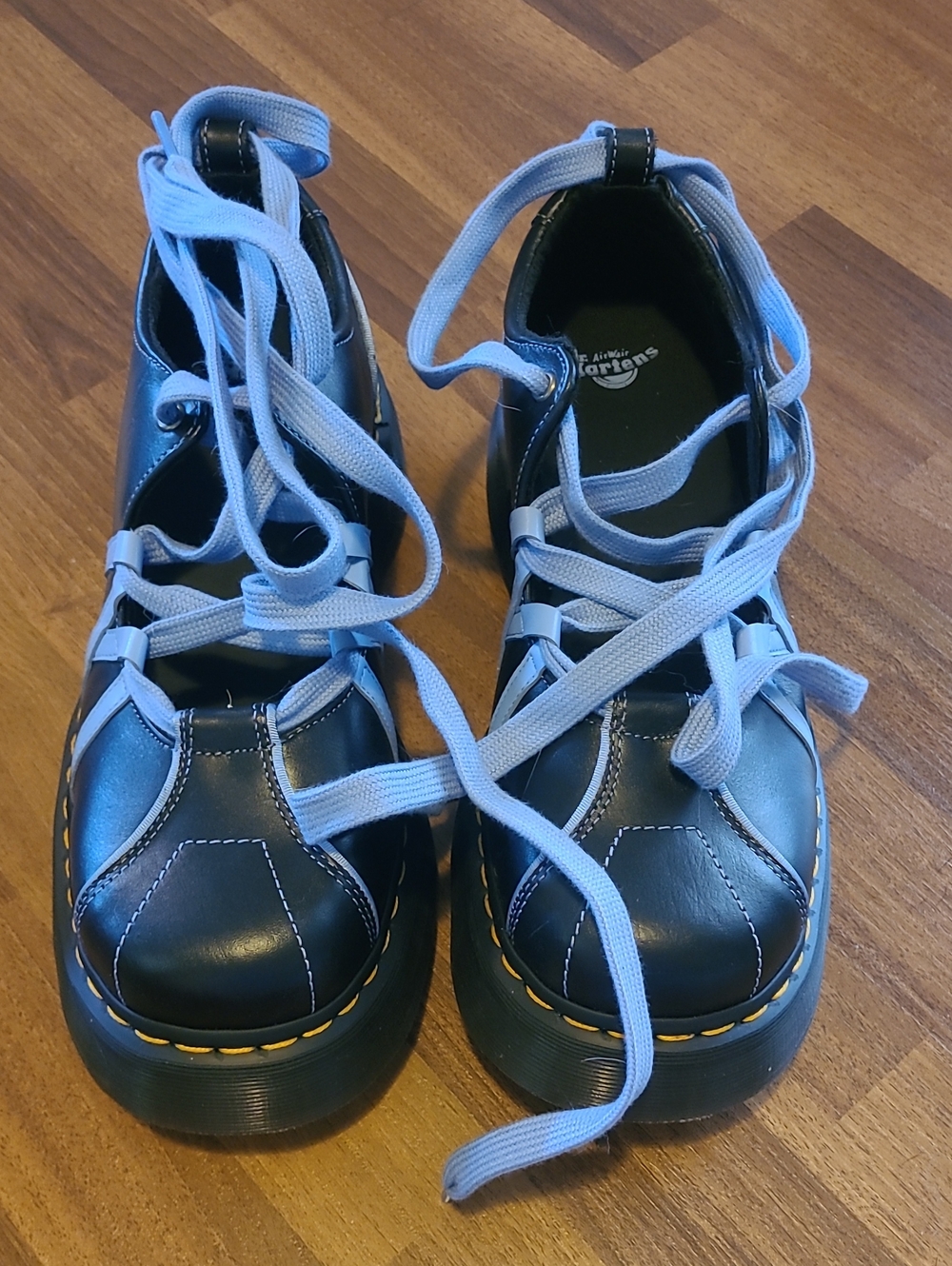 Dr. Martens Buzz Ballerina Gloss Leather Shoes - Picture 1 of 6